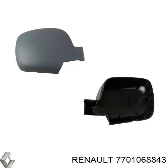 Накладка (крышка) зеркала заднего вида правая 7701068843 Renault (RVI)