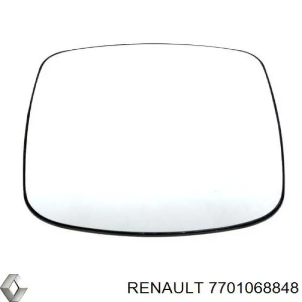 Зеркальный элемент зеркала заднего вида 7701068848 Renault (RVI)