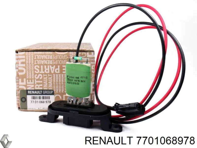 Резистор (сопротивление) вентилятора печки (отопителя салона) Renault (RVI) 7701068978
