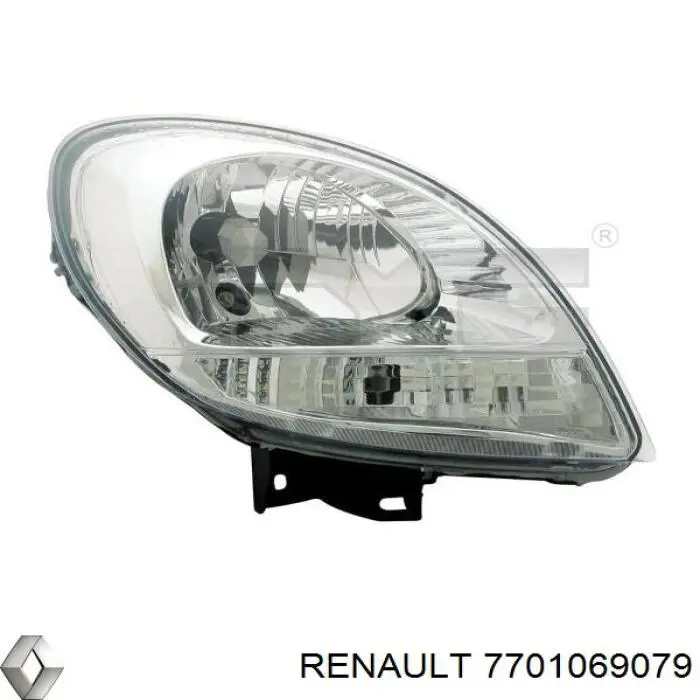 Faro derecho 7701069079 Renault (RVI)