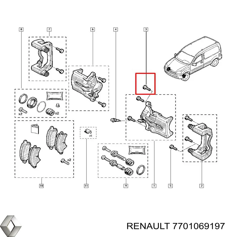  7701069197 Renault (RVI)