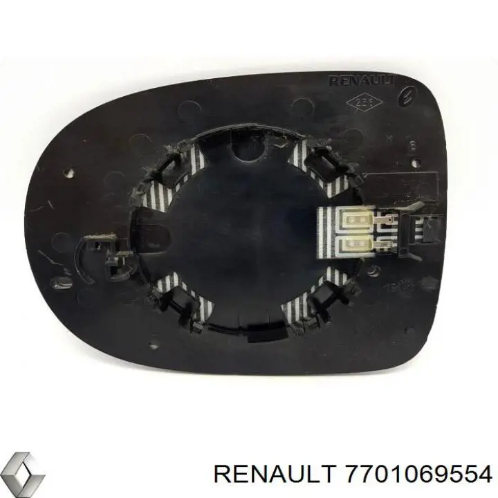Купить 7701069554 Renault (RVI) Зеркальный элемент зеркала заднего вида