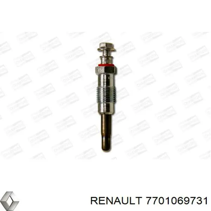 Bujía de incandescencia 7701069731 Renault (RVI)