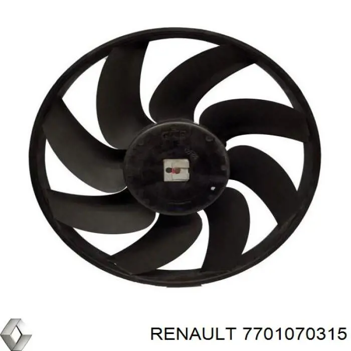 Электровентилятор охлаждения в сборе Renault (RVI) 7701070315 цена, от 23.96 USD