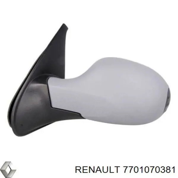 Espelho de retrovisão esquerdo para Renault Clio (LU)