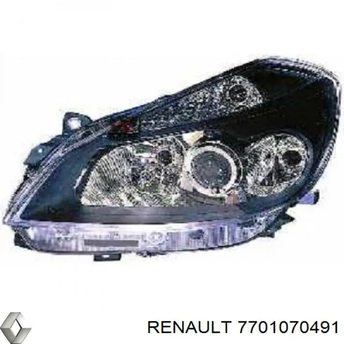 7701070491 Renault (RVI) фара левая
