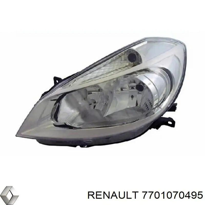 Фара левая Renault (RVI) 7701070495 цена, от 177.59 USD