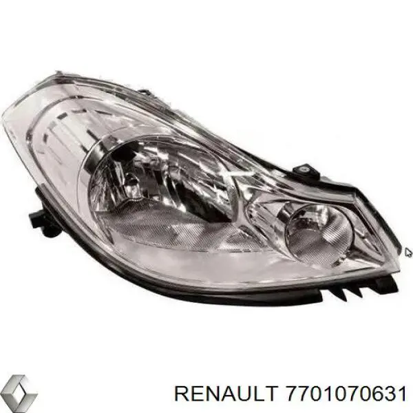 Правая блок фара Renault (RVI) 7701070631 цена, от 85.17 USD