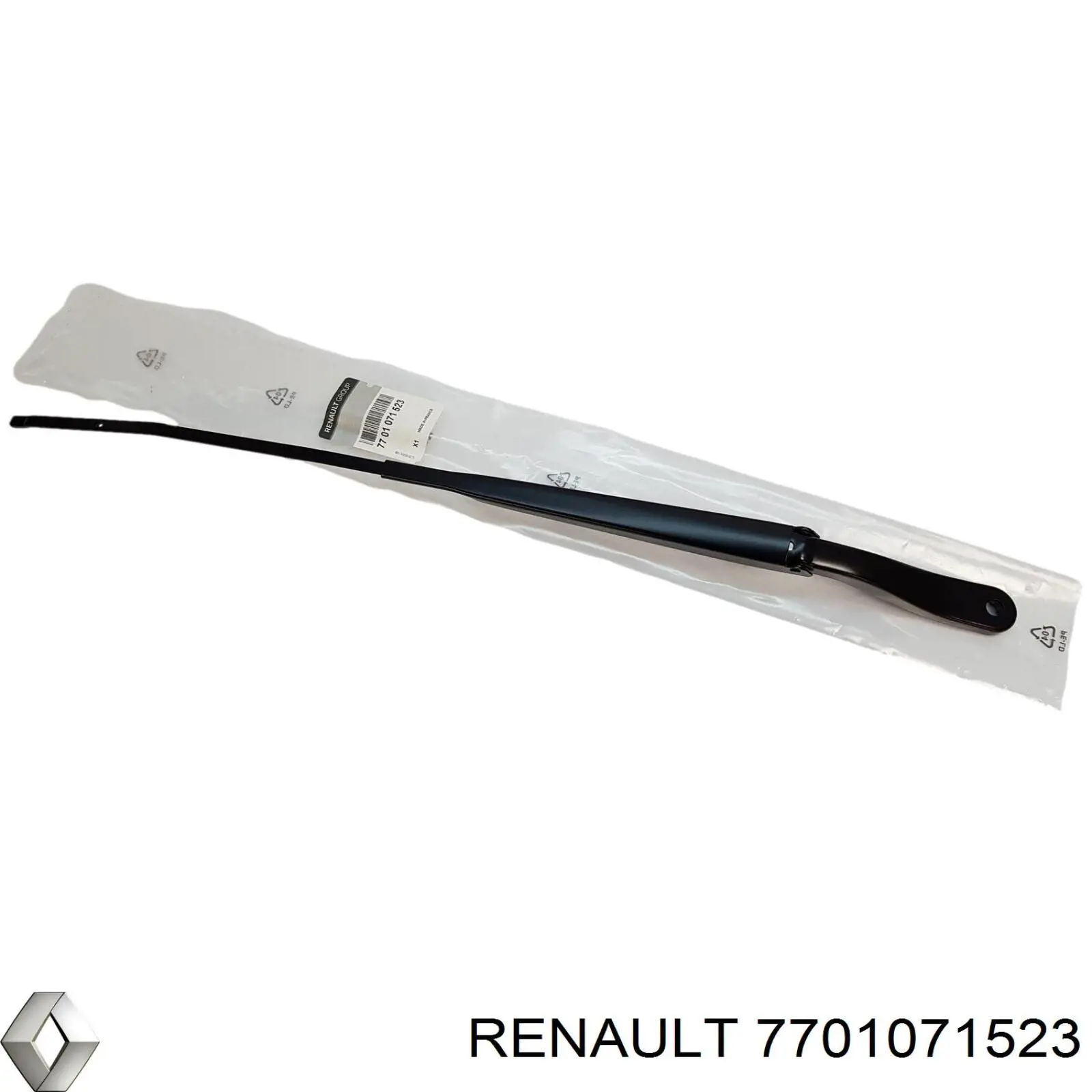 Купить 7701071523 Renault (RVI) Поводок стеклоочистителя