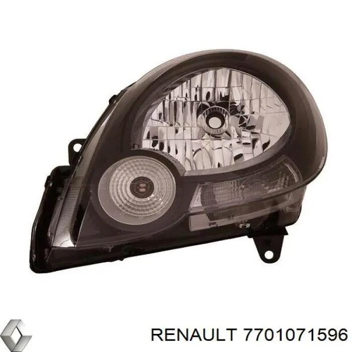 Фара левая 7701071596 Renault (RVI)