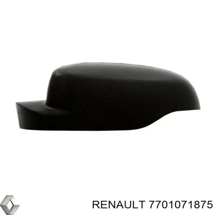 7701071875 Renault (RVI) placa sobreposta (tampa do espelho de retrovisão esquerdo)