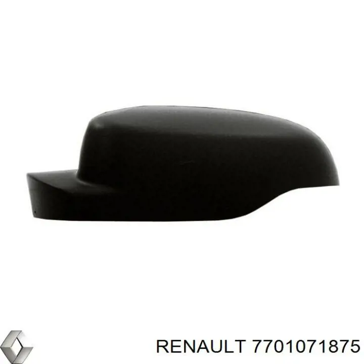 Накладка (крышка) зеркала заднего вида левая 7701071875 Renault (RVI)