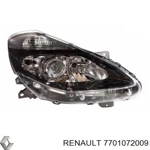 Фара правая 7701072009 Renault (RVI)