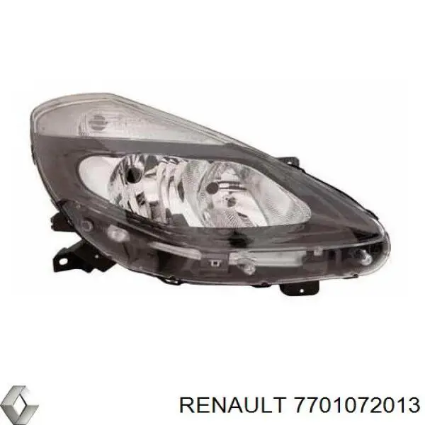 Фара правая 7701072013 Renault (RVI)