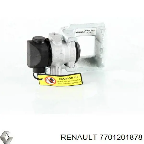 7711134483 Renault (RVI) суппорт тормозной задний правый