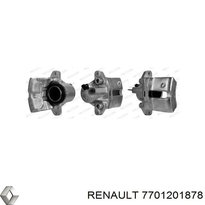 Купить 7701201878 Renault (RVI) Суппорт задний правый