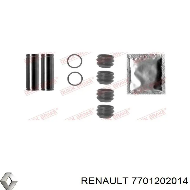 Суппорт тормозной передний левый 7701202014 Renault (RVI)