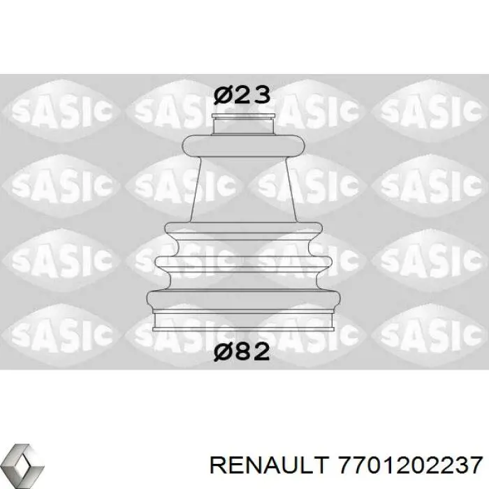 Пыльник ШРУСа наружный 7701202237 Renault (RVI)