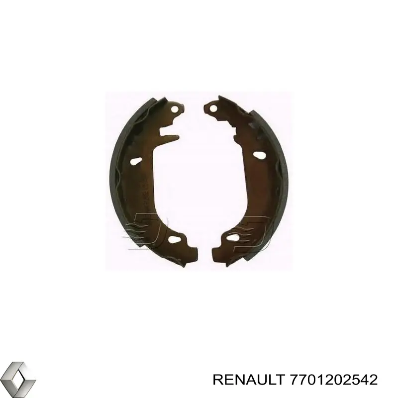 Барабанные колодки Renault (RVI) 7701202542