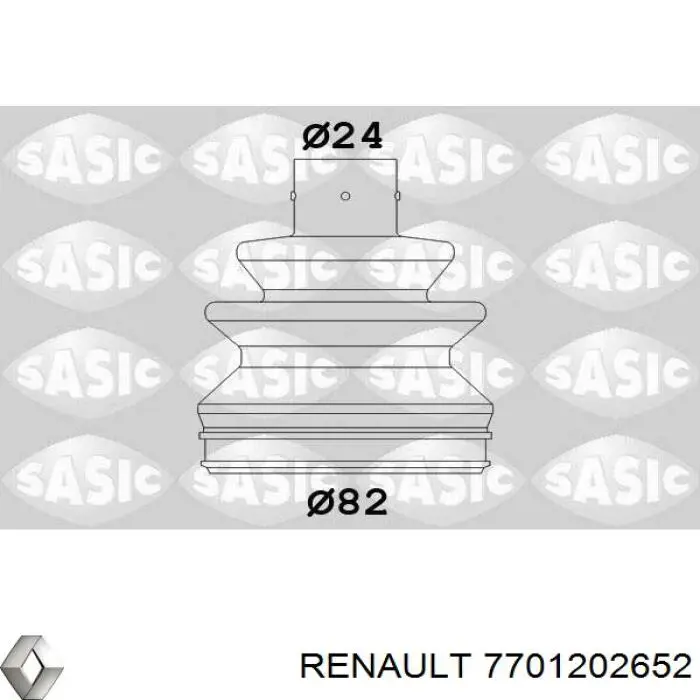 Пыльник ШРУСа наружный левый 7701202652 Renault (RVI)