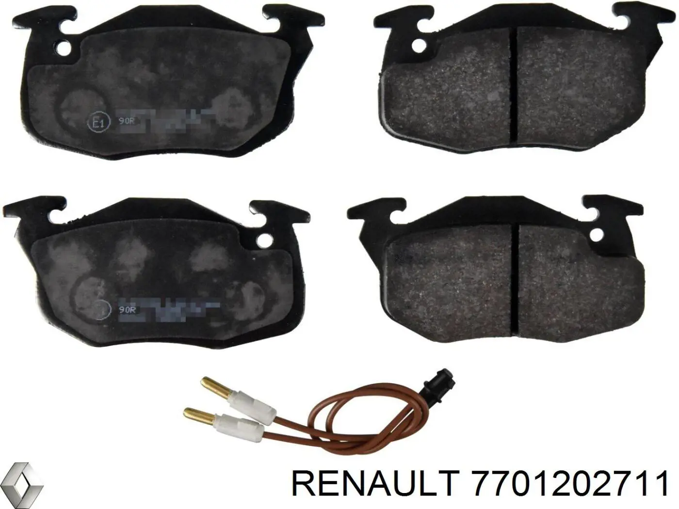 7701202711 Renault (RVI) Колодки передние