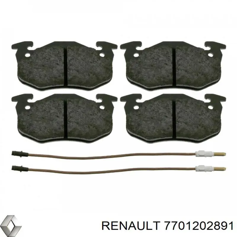7701202891 Renault (RVI) Колодки передние