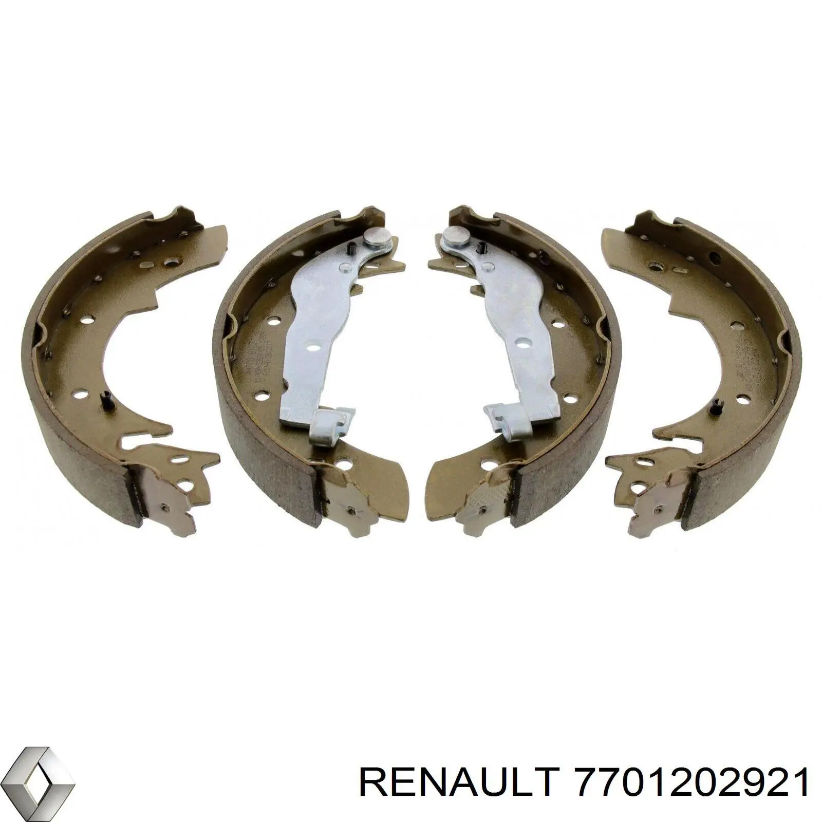 7701202921 Renault (RVI) колодки тормозные задние, барабанные