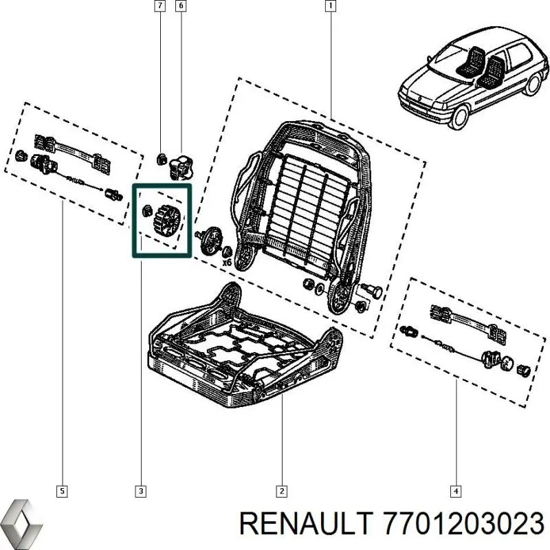 7701203023 Renault (RVI)