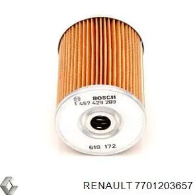 Filtro combustible 7701203657 Renault (RVI)