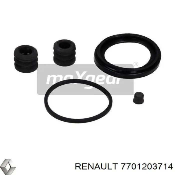 Juego de reparación, pinza de freno delantero 7701203714 Renault (RVI)