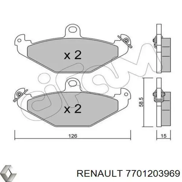 7701203969 Renault (RVI)