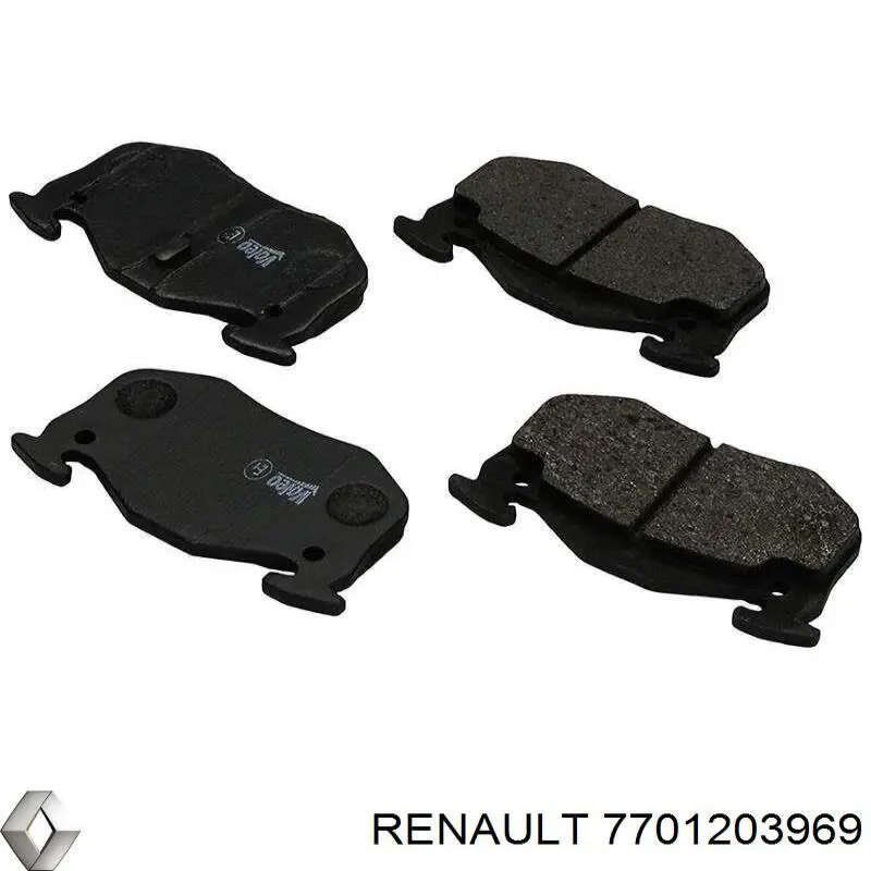 Колодки дисковые  Renault (RVI) 7701203969 цена, от 13.95 USD