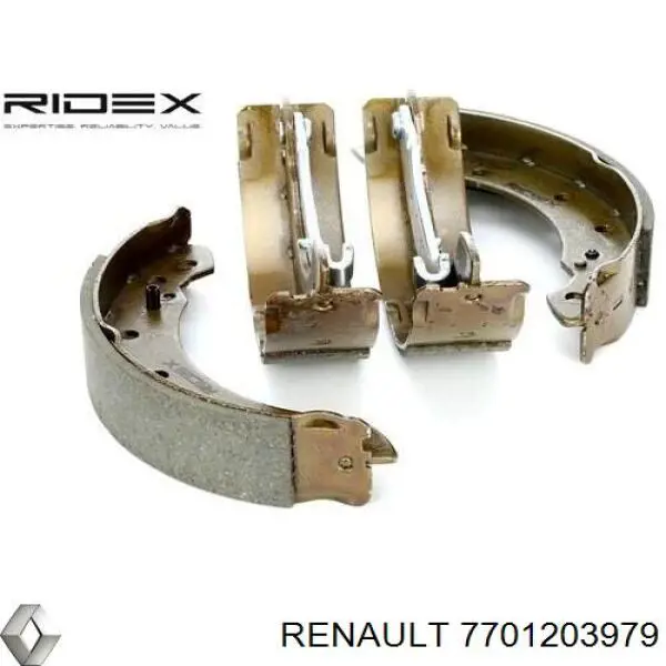 Тормоза рабочие задние ножные и тормозные барабаны Renault (RVI) 7701203979 цена, от 18.48 USD