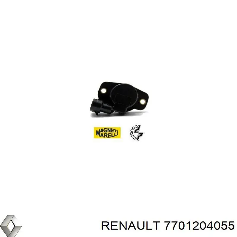 Датчик дроссельной заслонки 7701204055 Renault (RVI)