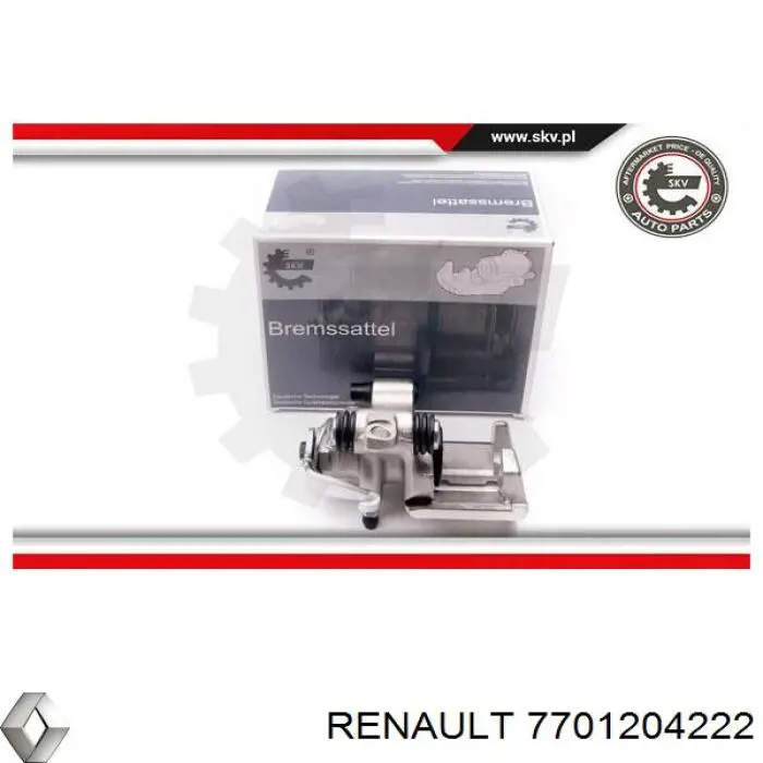 Тормозной суппорт правый задний Renault (RVI) 7701204222 цена, от 67.68 USD