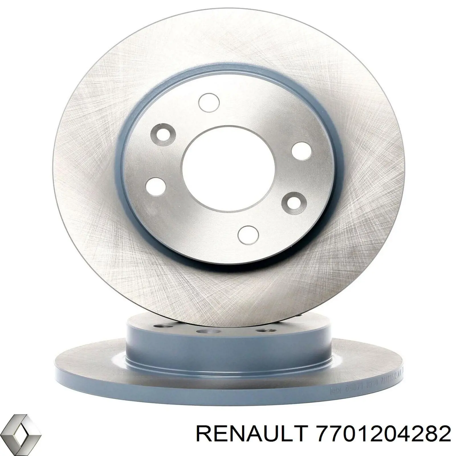 Диск гальмівний передній 7701204282 Renault (RVI)