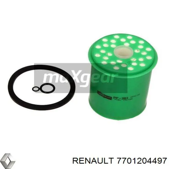 Фільтр паливний 7701204497 Renault (RVI)