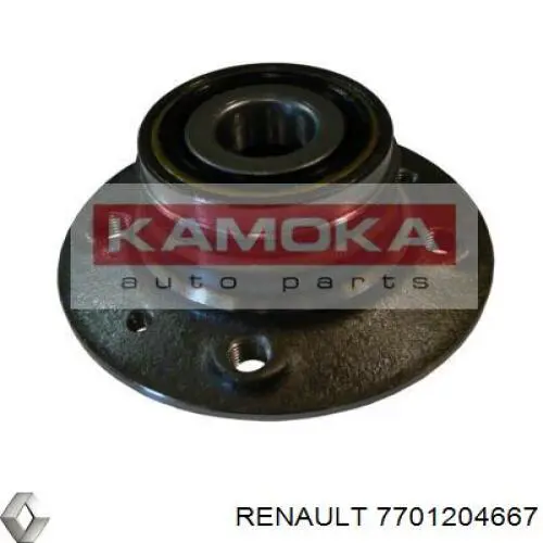 Задняя ступица 7701204667 Renault (RVI)