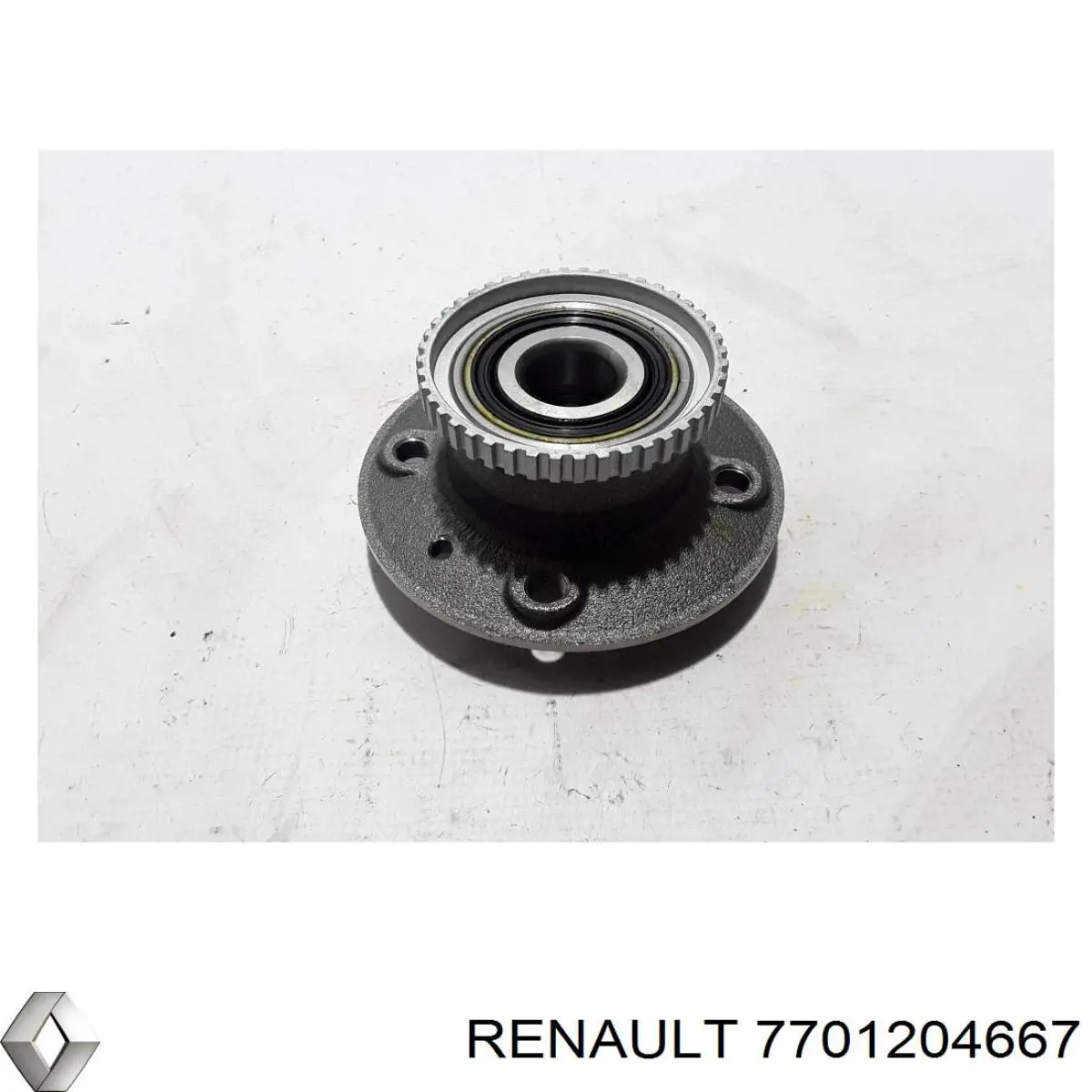 Cubo de rueda trasero 7701204667 Renault (RVI)