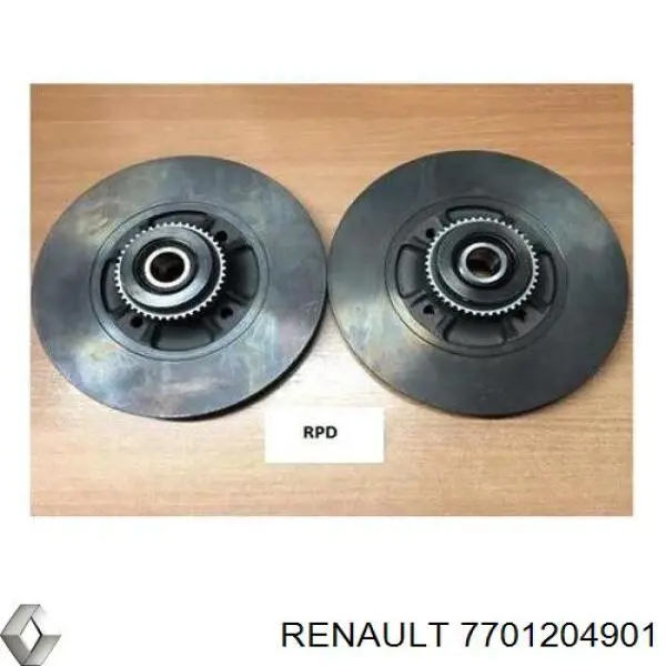 7701204901 Renault (RVI) диск тормозной задний
