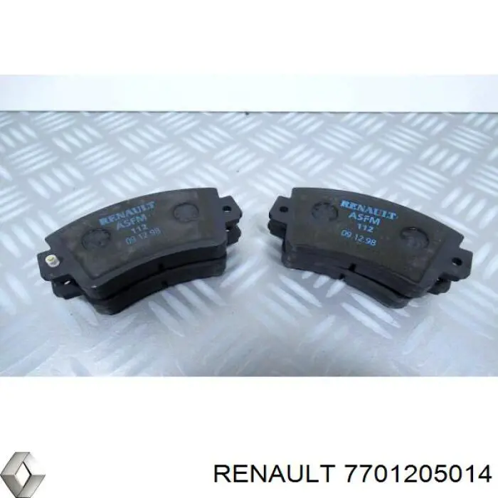 7701205014 Renault (RVI) Колодки передние