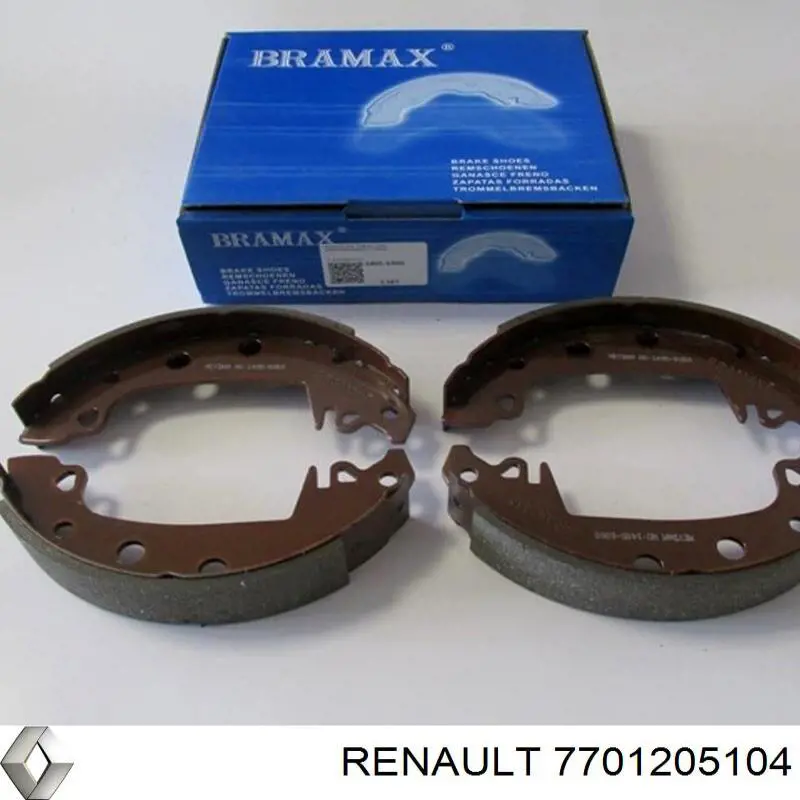 Тормоза рабочие задние ножные и тормозные барабаны Renault (RVI) 7701205104 цена, от 44.00 USD