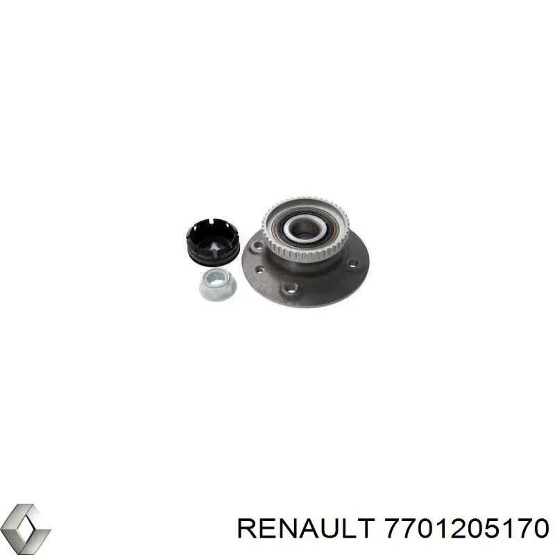 Ступица заднего колеса Renault (RVI) 7701205170