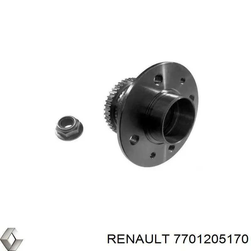 7701205170 Renault (RVI) Ступица задняя
