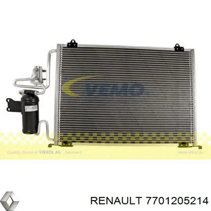 7701205214 Renault (RVI) радиатор кондиционера