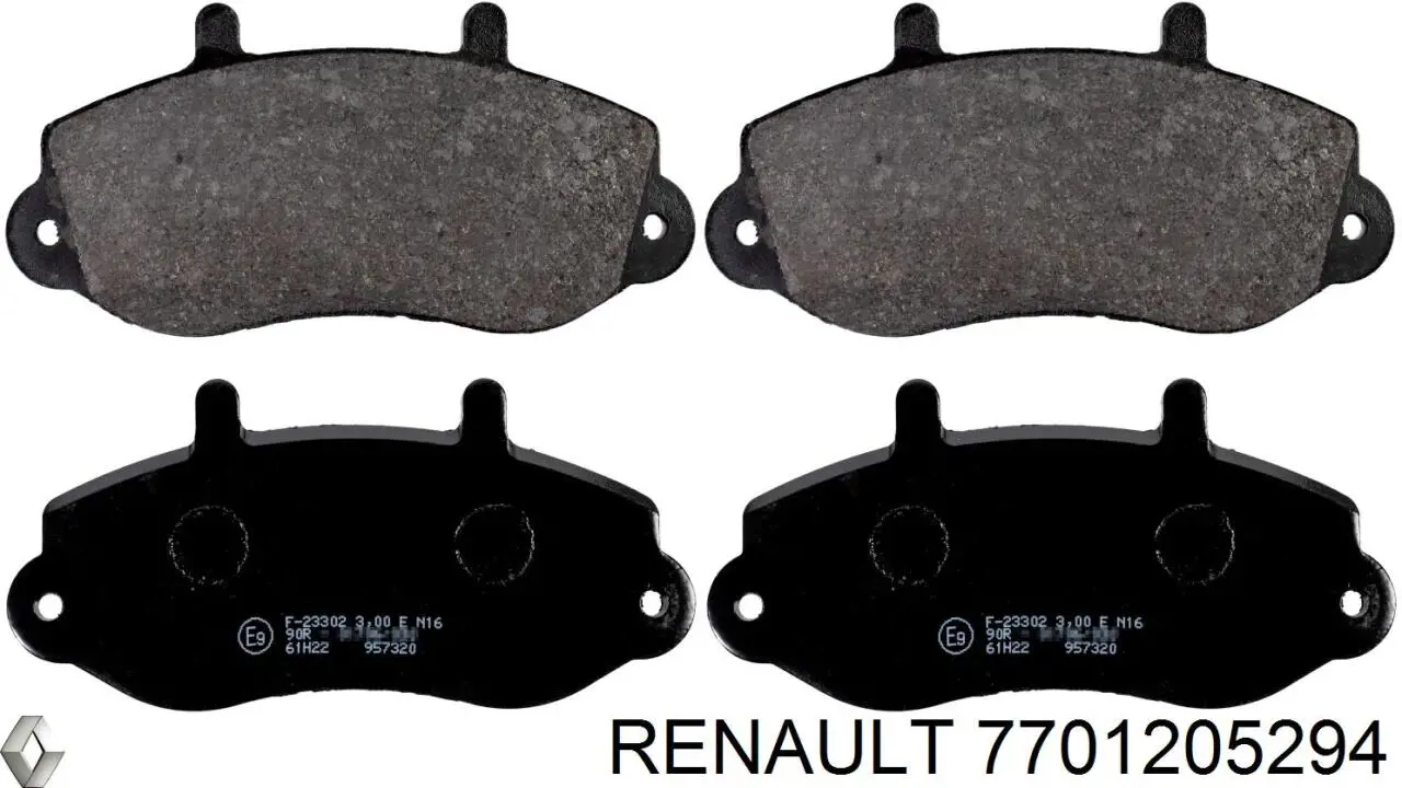 7701205294 Renault (RVI) Колодки передние