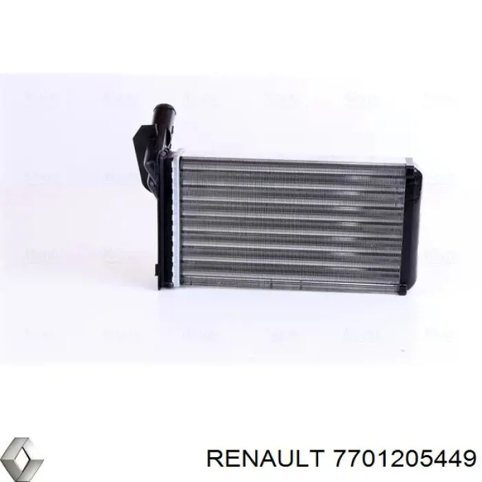 Радиатор печки (отопителя) Renault (RVI) 7701205449 цена, от 20.13 USD