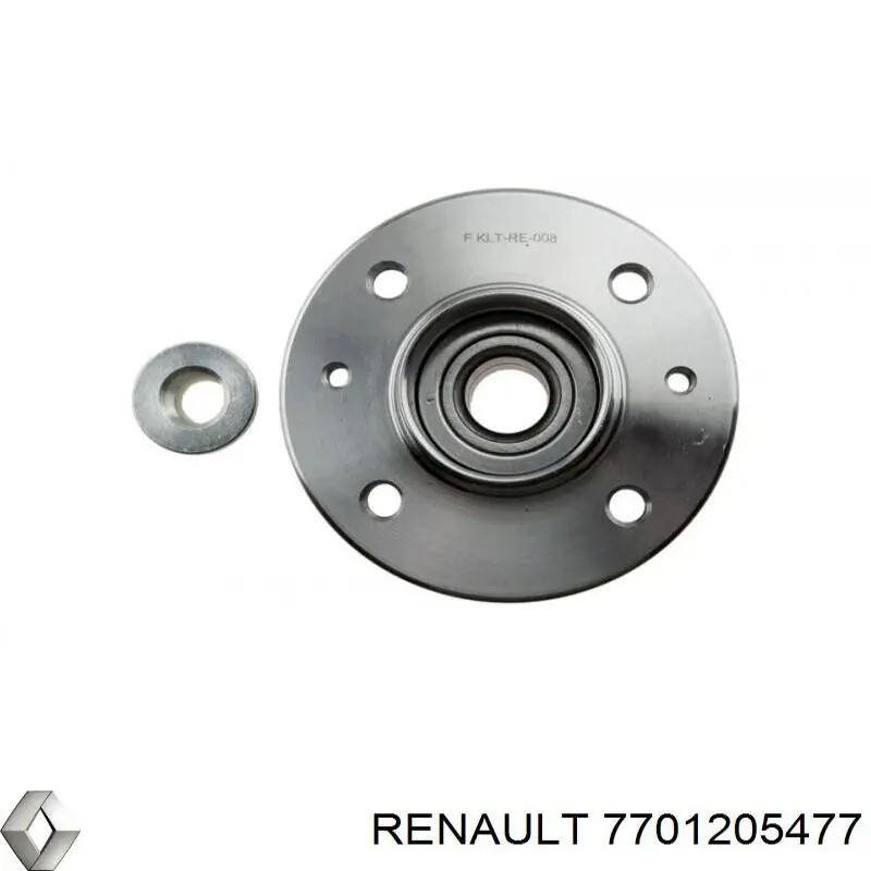 Задняя ступица 7701205477 Renault (RVI)