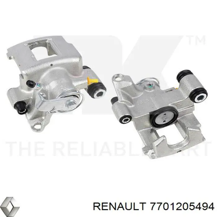 Тормозной суппорт правый задний Renault (RVI) 7701205494 цена, от 67.62 USD