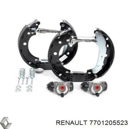Тормоза рабочие задние ножные и тормозные барабаны Renault (RVI) 7701205523 цена, от 16.86 USD